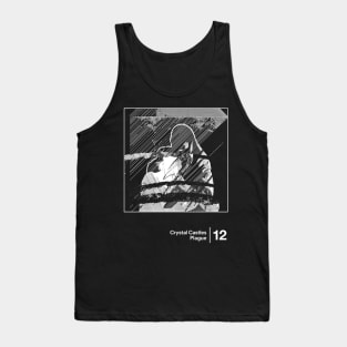 Crystal Castles - Plague / Minimalist Style Graphic Design Tank Top